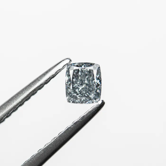 Rings Misfit Diamonds 030ct 399x344x231mm GIA SI1 Fancy GreyBlue Cushion Brilliant 2414201