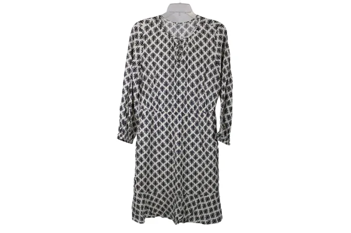 Rings Old Navy White Black Pattern Dress M Old Navy