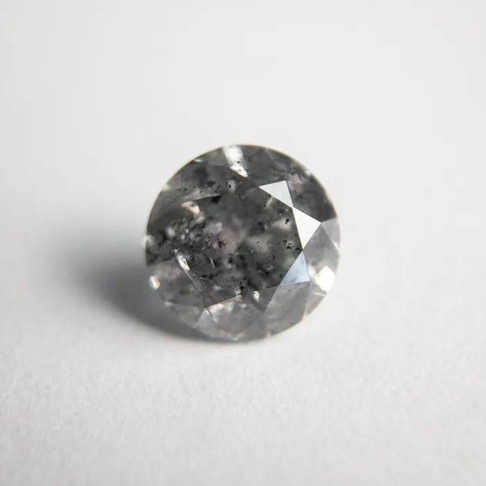 Rings Salt and Pepper Brilliant Diamond 164ct Round Misfit Diamonds