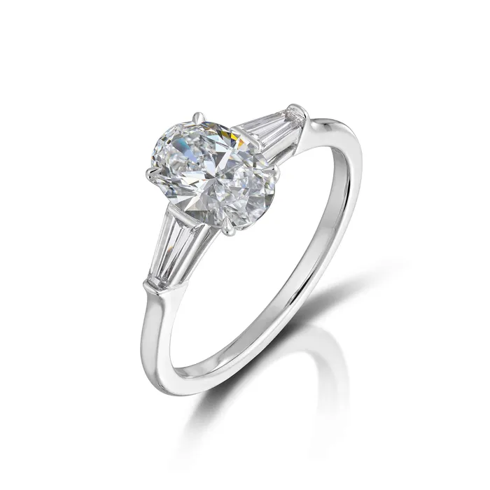 Rings Stephen Silver Fine Jewelry 106 Carat Oval Cut Diamond Engagement Ring