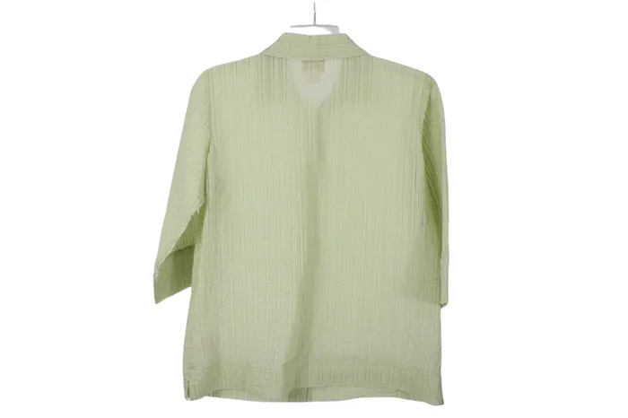 Ruby Rd Necklaces Ruby Rd Light Green Textured Summer Top 10 Petite