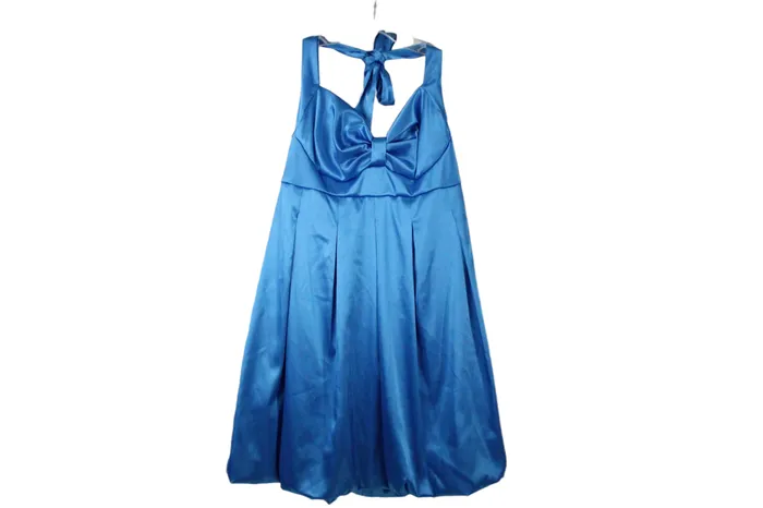 Ruby Rox Rings Ruby Rox Blue Satiny Dress 11