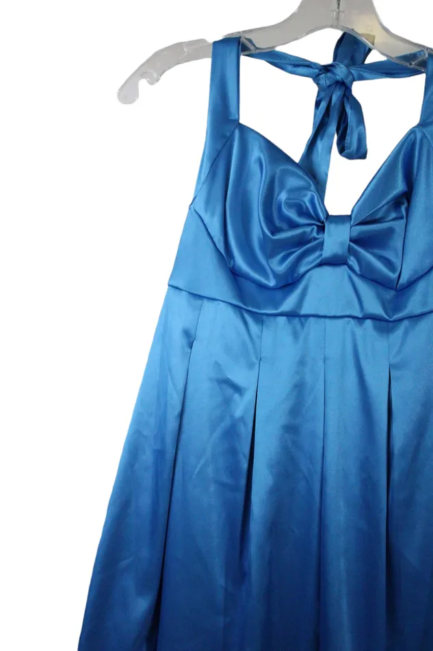 Ruby Rox Rings Ruby Rox Blue Satiny Dress 11