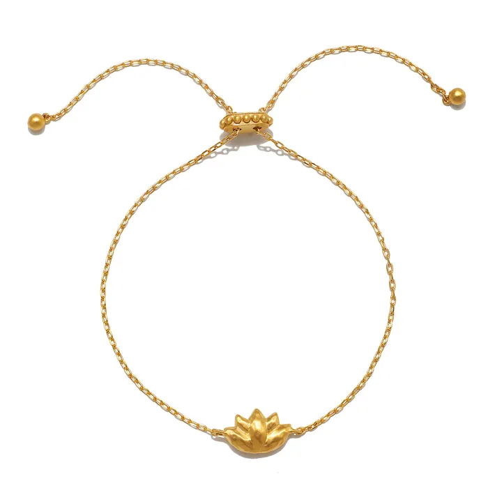 Satya Gold Lotus Flower Bracelet Bracelets