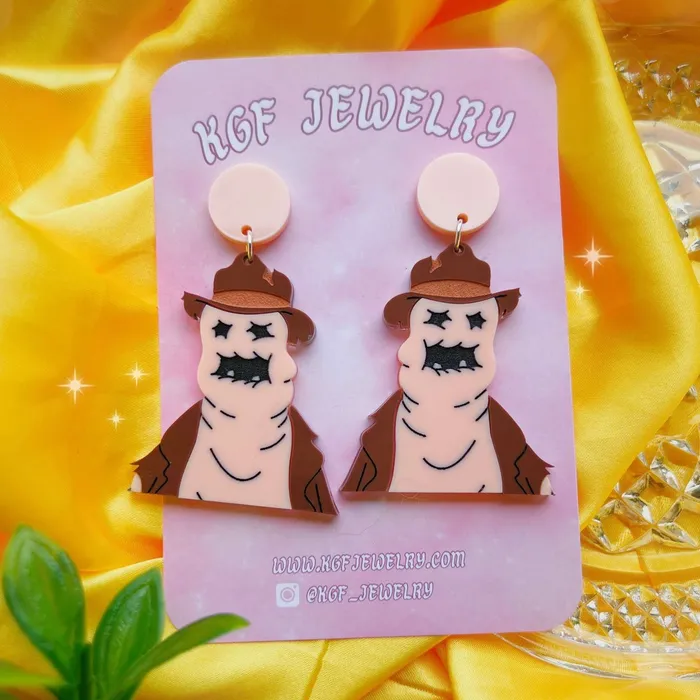 Taffy Man Acrylic Earrings Keychains Pins KGF Jewelry Earrings