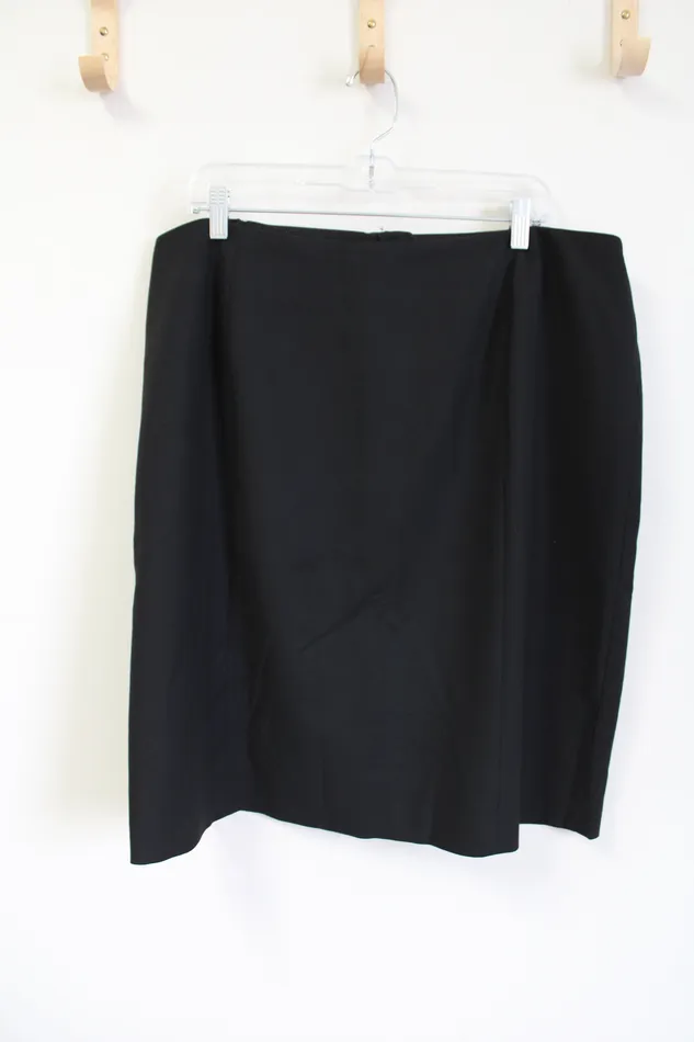Talbots Talbots Black Pencil Skirt 18W Rings