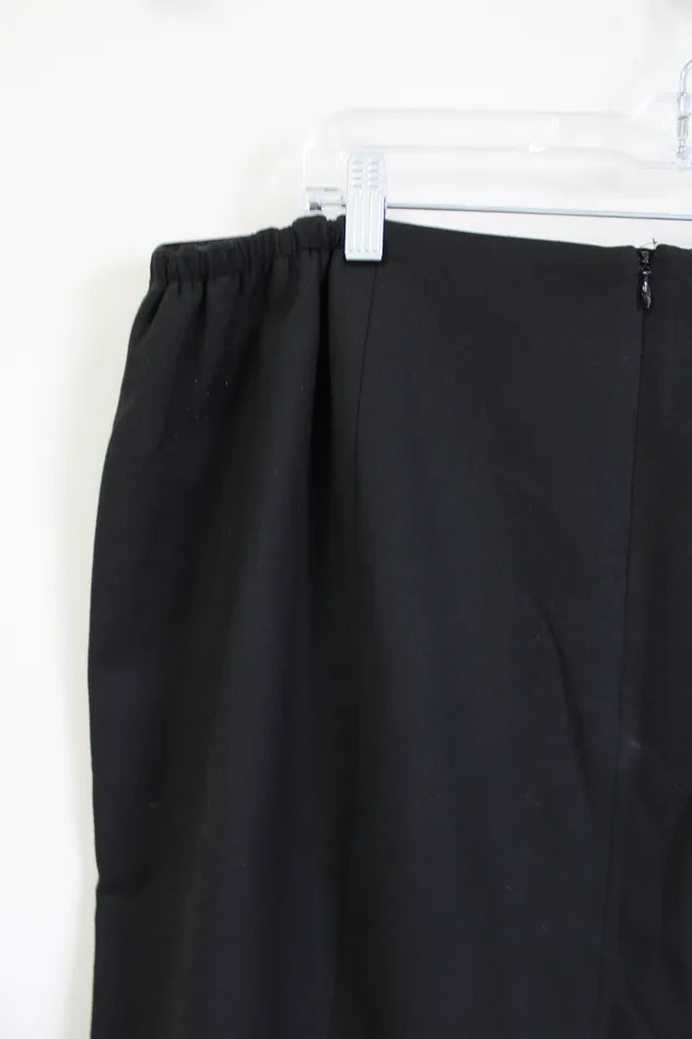Talbots Talbots Black Pencil Skirt 18W Rings