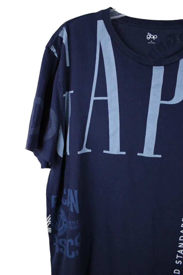 The Gap Blue Tee XL Gap Rings