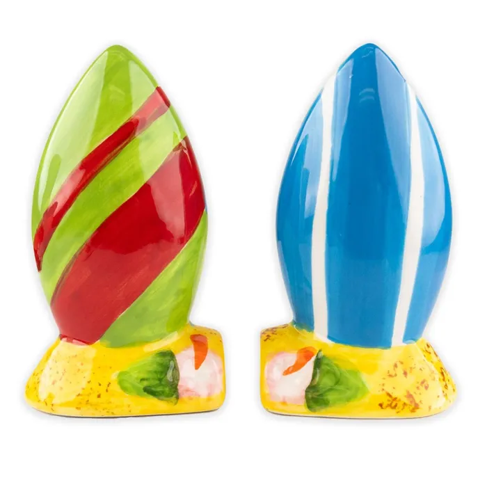 THEBEACHCOMBER Earrings Beachcombers Surf Boards Salt Pepper Set