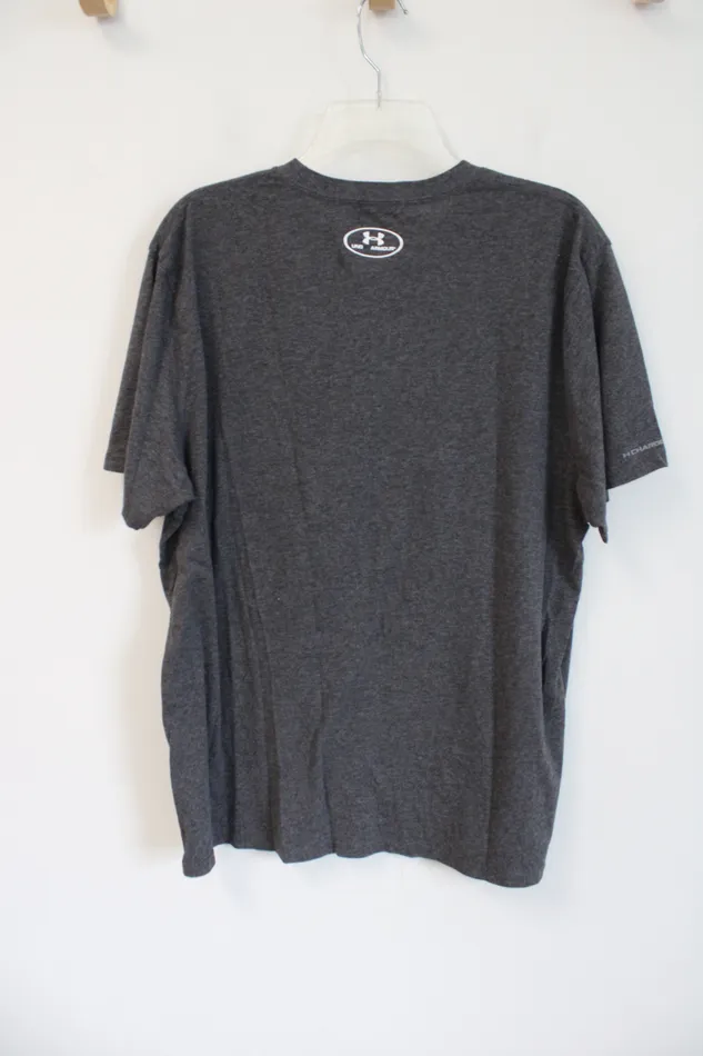 Under Armour Rings Under Armour Gray Blue Antler Shirt L