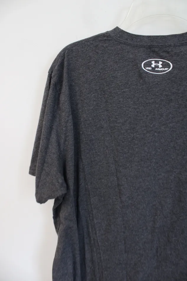 Under Armour Rings Under Armour Gray Blue Antler Shirt L