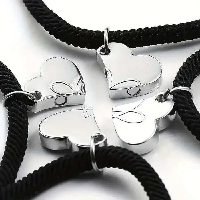 4piece Magnetic Bracelet for Friends And Family worldnetgifts Bracelets
