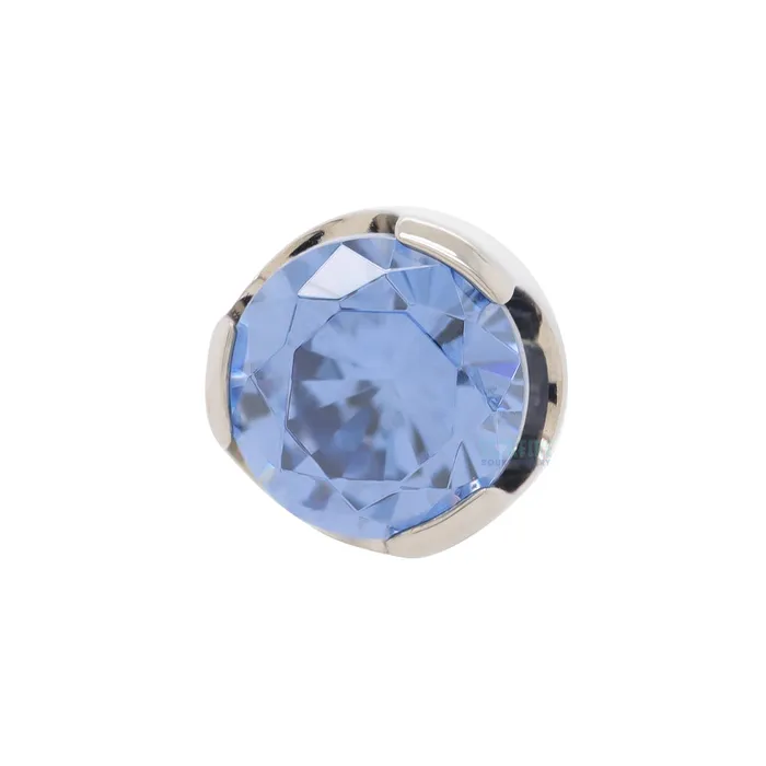 8mm ProngSet Brilliant Cut Threaded End Anatometal Rings