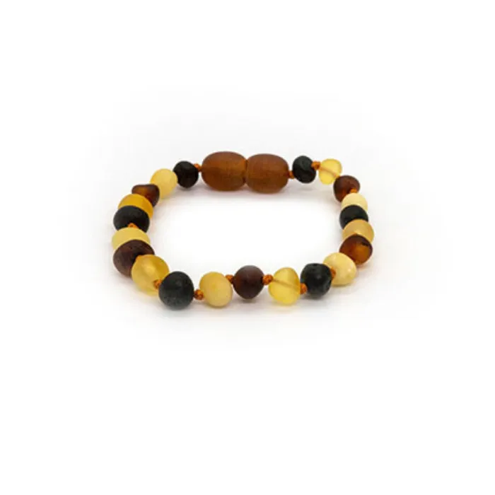 AEMB Bracelets 55 Coordinating Baby Amber Teething Bracelet Screw Clasp