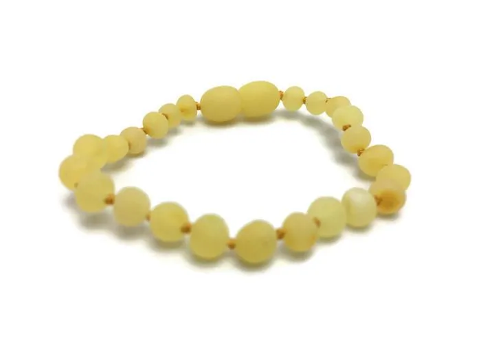 AEMB Bracelets 55 Coordinating Baby Amber Teething Bracelet Screw Clasp