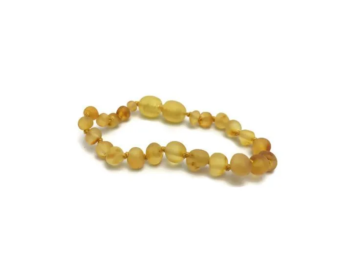AEMB Bracelets 55 Coordinating Baby Amber Teething Bracelet Screw Clasp