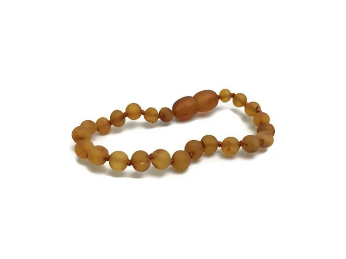 AEMB Bracelets 55 Coordinating Baby Amber Teething Bracelet Screw Clasp