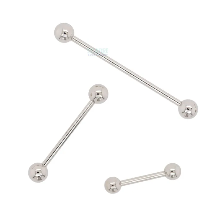 Anatometal Earrings Stainless Steel Straight Barbell 0 ga