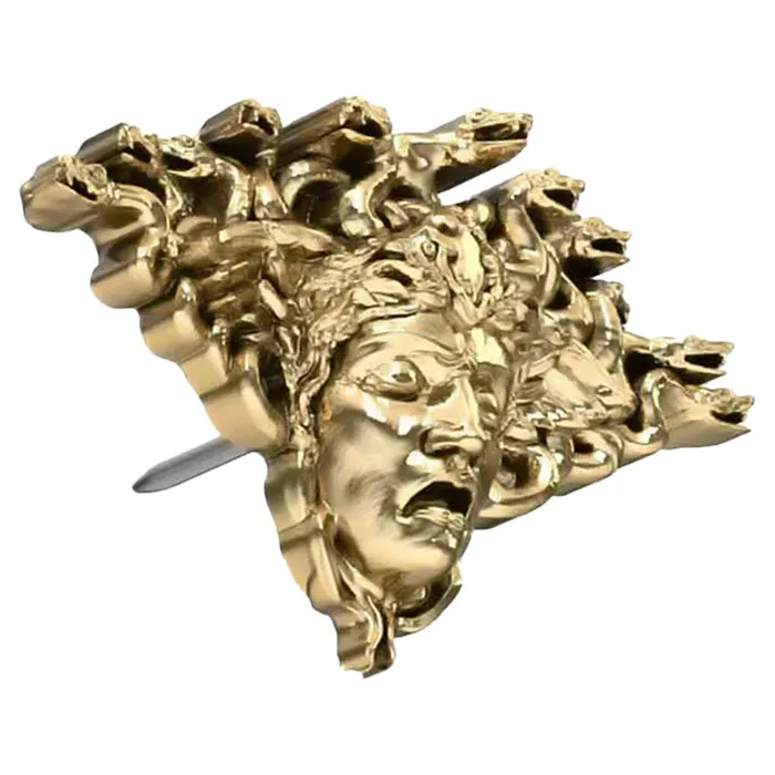 Anatometal Earrings threadless Medusa Dead End in Gold