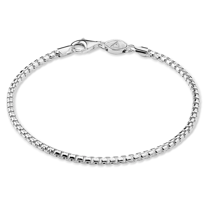 Box Chain Bracelet Stainless Steel 25mm Florence Bracelets