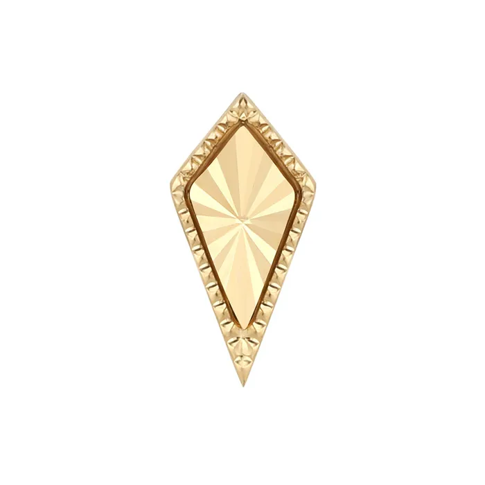 Buddha Jewelry Organics Earrings threadless Good as Hell End in Gold
