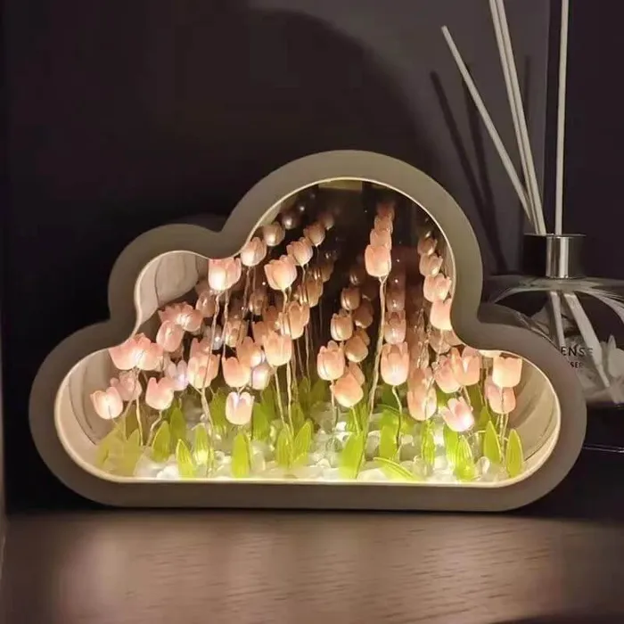 Buildable 20 Flowers Tulip Lamp worldnetgifts Earrings