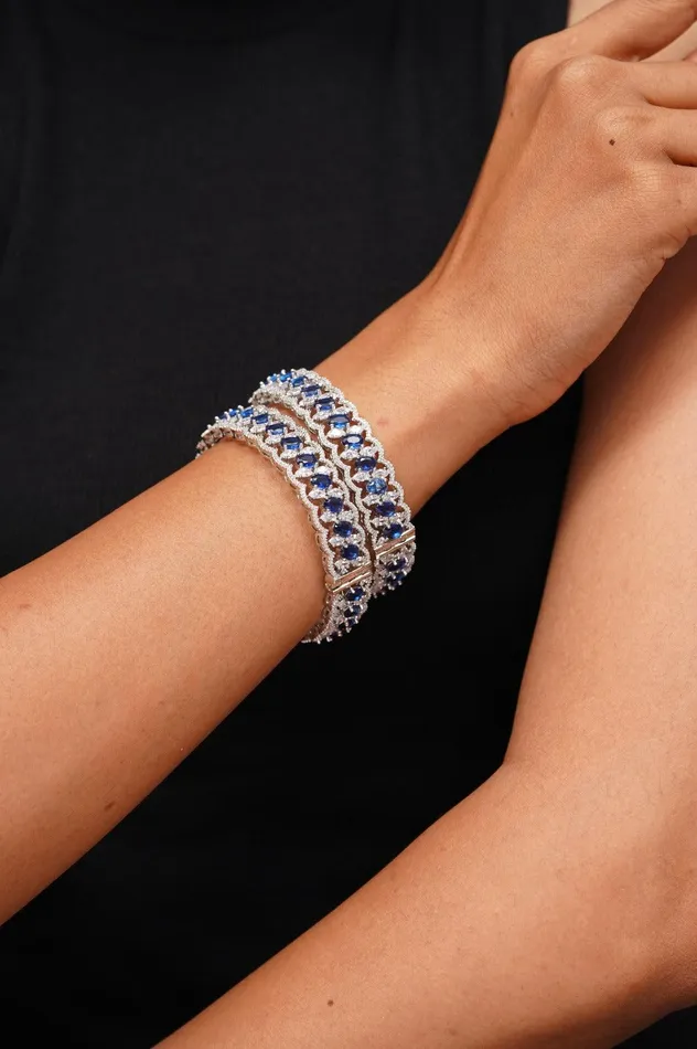 Earrings Attrangi Mishti Diamond Thick Coloured Bangles
