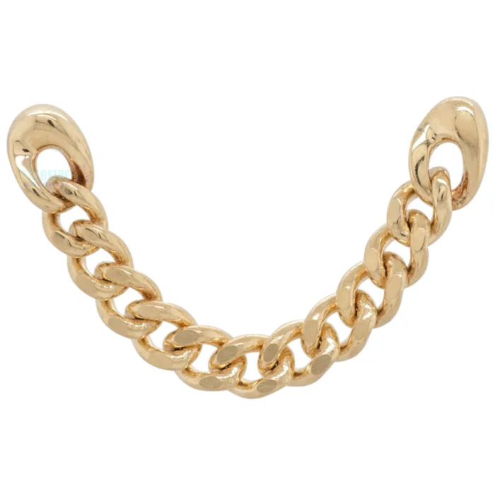 Earrings Buddha Jewelry Organics threadless Gold Drip Chain Dual Pin End in Gold Earrings Buddha Jewelry Organics threadless Gold Drip Chain Dual Pin End in Gold