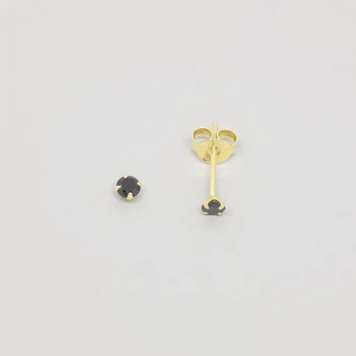 Earrings fejn KS black stud