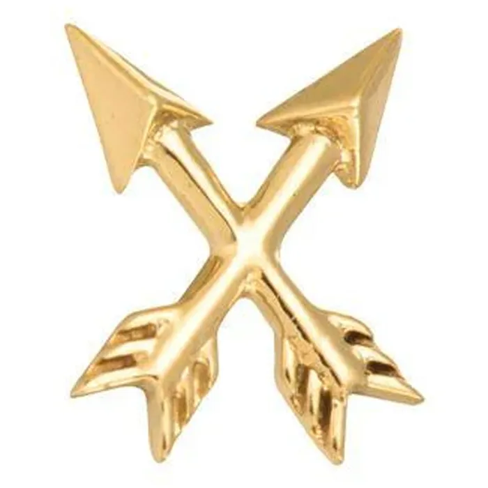 Earrings Tawapa threadless Artemis Pin in Gold