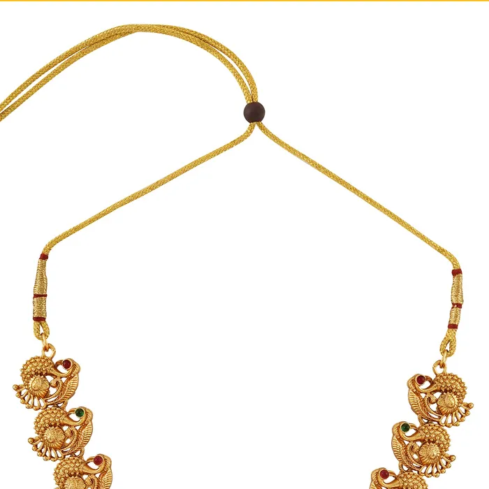 Earrings Teejh Teejh Royal Gold and Red Kundan Set