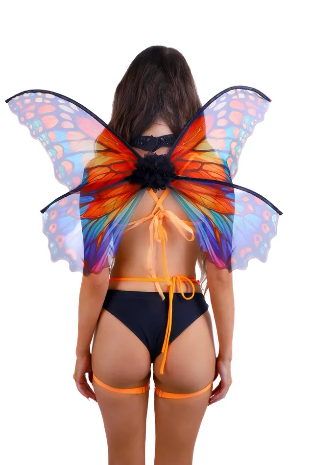 Earrings THE LUMI SHOP Monarch Butterfly Wings