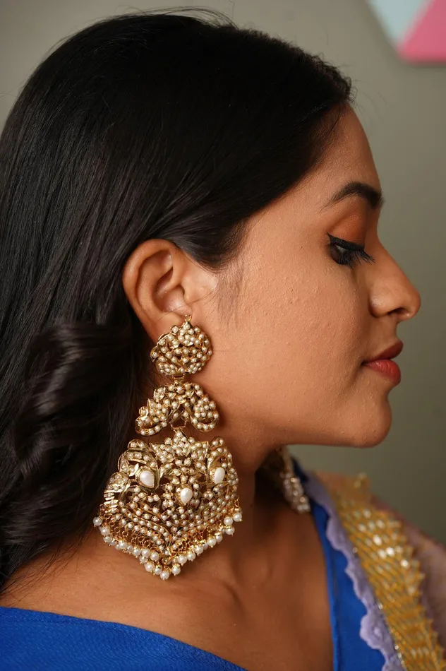 Earrings Zeba Oversized Earrings Attrangi