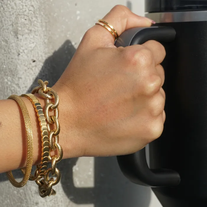 Ellie Vail Bracelets Sinclair Mesh Cuff Bracelet