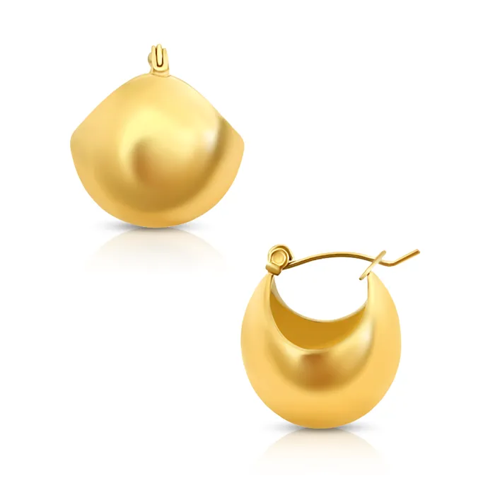 Ellie Vail Lottie Dome Hoop Earring Earrings