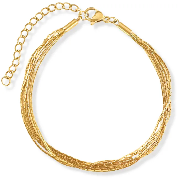 Ellie Vail Mindy Multi Strand Chain Bracelet Bracelets