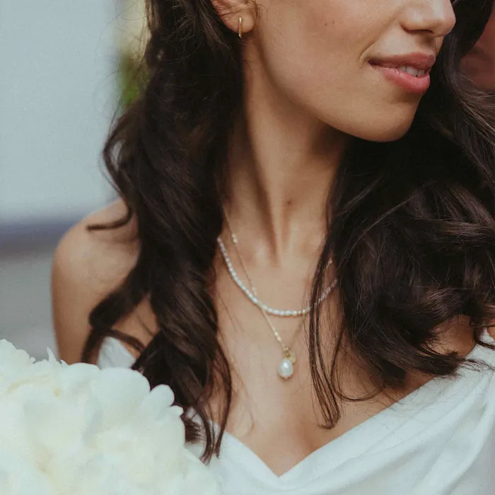 fejn ML Necklaces big pearl necklace