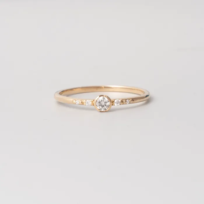 fejn PWD the modern engagement ring solid gold Rings