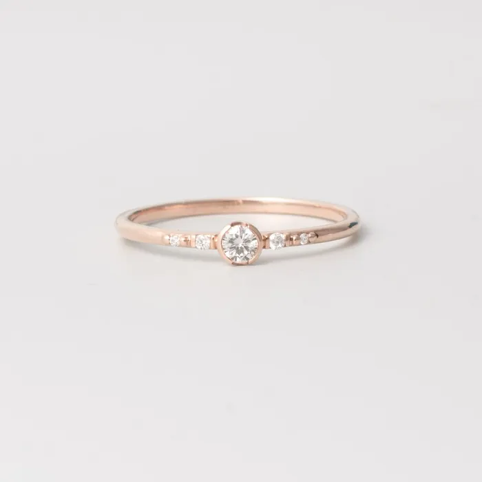 fejn PWD the modern engagement ring solid gold Rings
