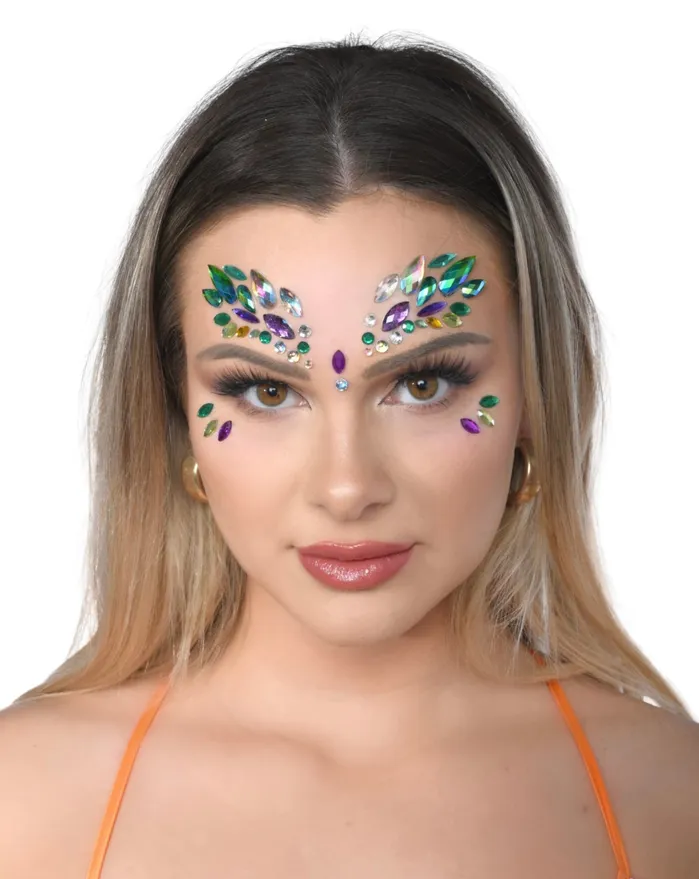 Forest Fairy Rhinestone Crystal Face Jewels THE LUMI SHOP Rings