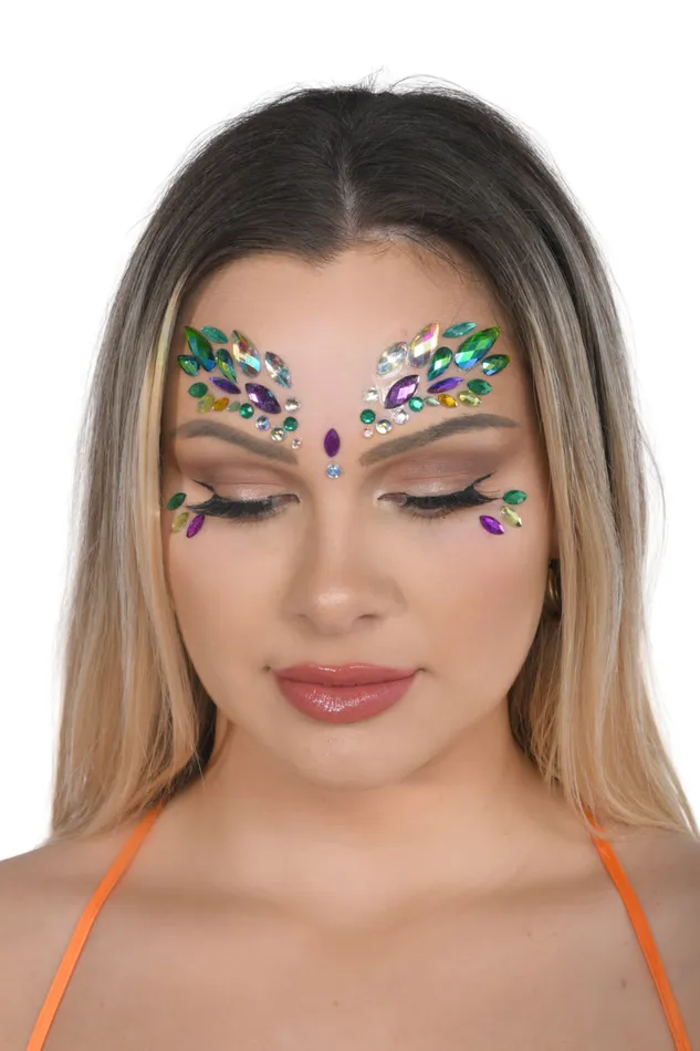 Forest Fairy Rhinestone Crystal Face Jewels THE LUMI SHOP Rings