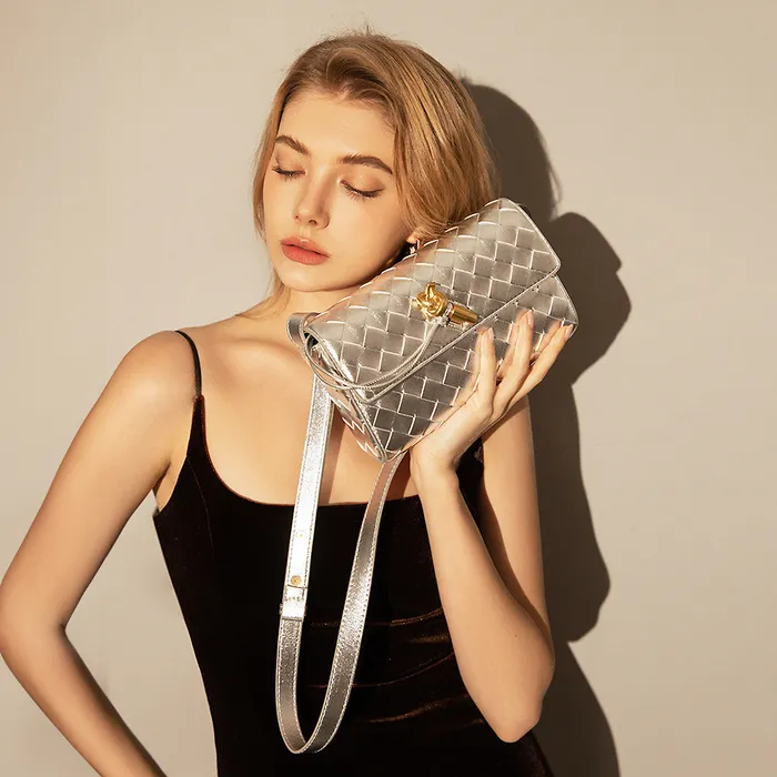 Genuine Leather Bags Earrings Eva