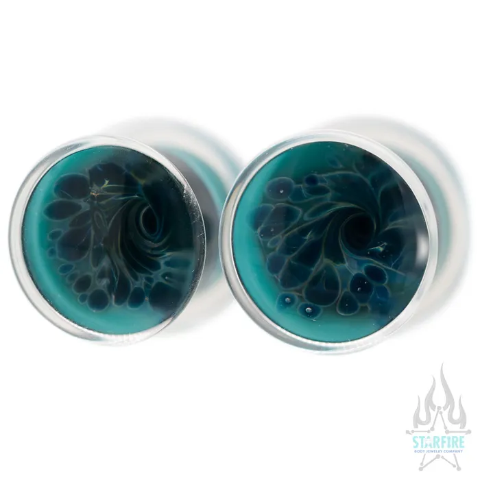 Gorilla Glass Atlantis Collection 2020 Zoa Glass Plugs Earrings
