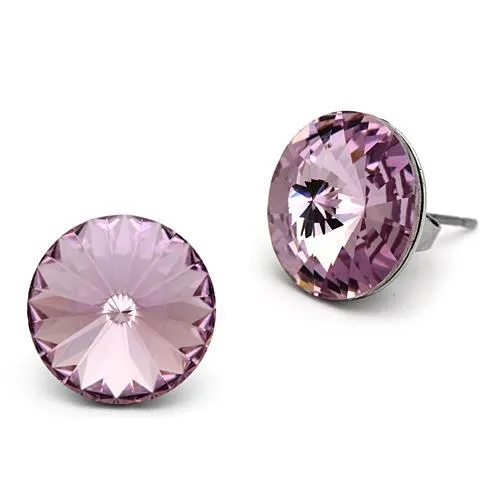 Green Earrings CJG2226 Stainless Steel Top Grade Crystal Earrings