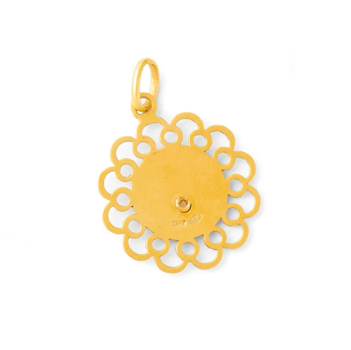 Italian Fortuna Goddess 18K Gold Charm Vintage PreStyled Sets