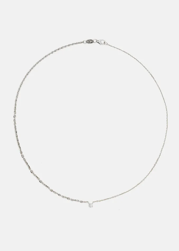 KATKIMfinejewelry Necklaces Brilliant Diamond Petite Crescendo Chain Necklace