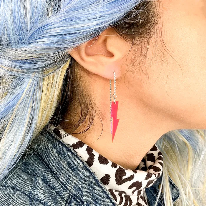 Last Chance Bright Baby Bolts Earthreaders VincaUSA Earrings
