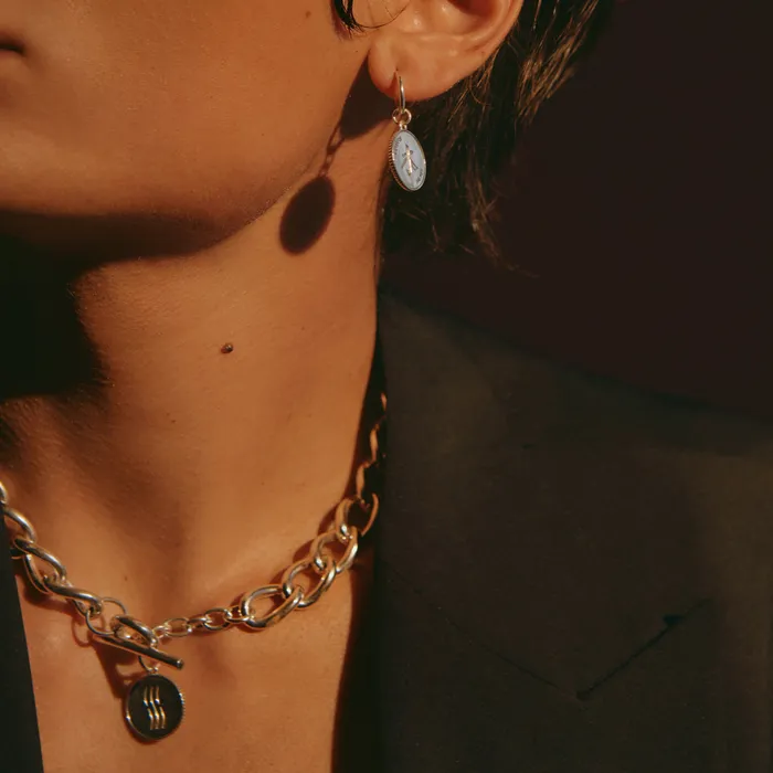 LOUPN Necklaces BH x LP Be Water Coin Necklace
