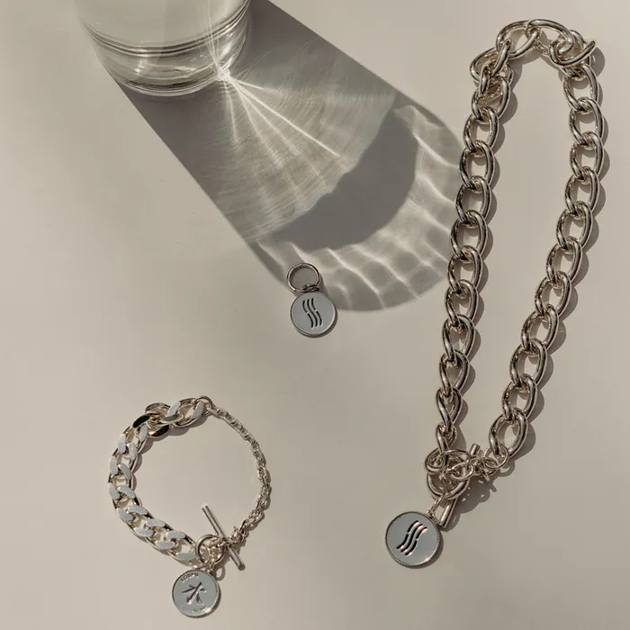 LOUPN Necklaces BH x LP Be Water Coin Necklace