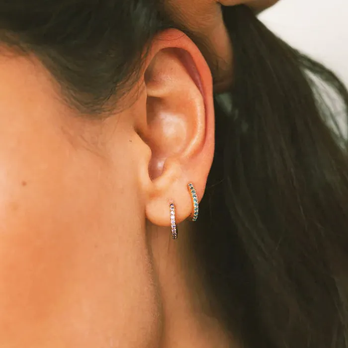 Luxe Collection Luxe3586 Birthstone Ear Hoops Earrings